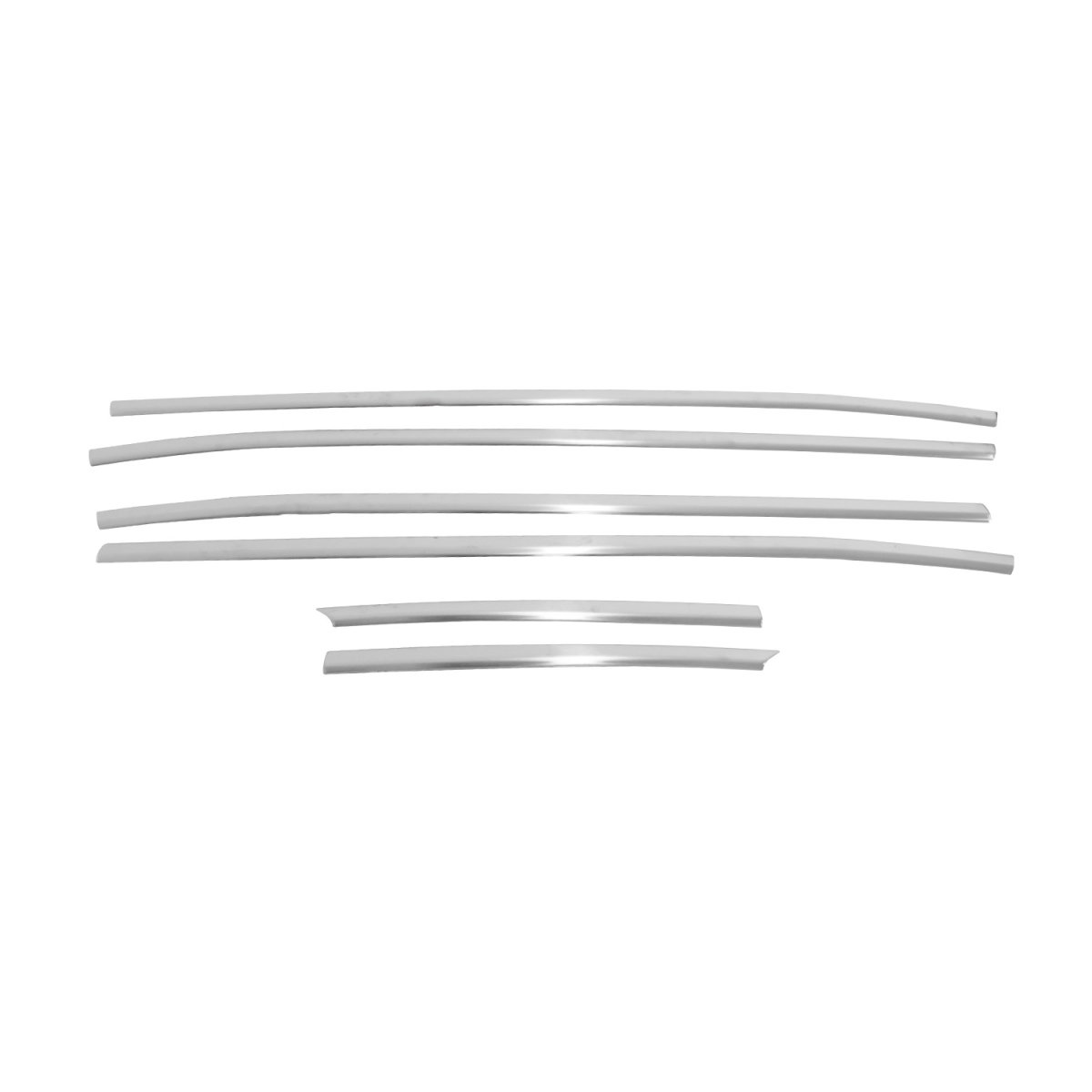 Hyundai Tucson Window Trim - Omac - S.Steel - Brushed Silver - 2022-2025